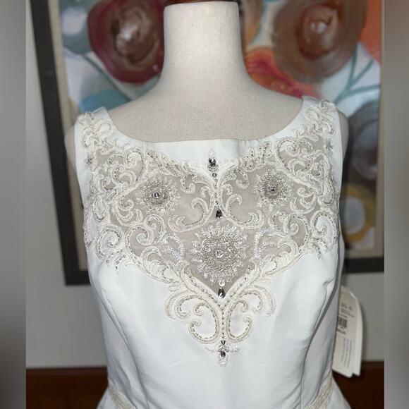 David’s Bridal Wedding Dress Style WG3709 soft white - Picture 5 of 13